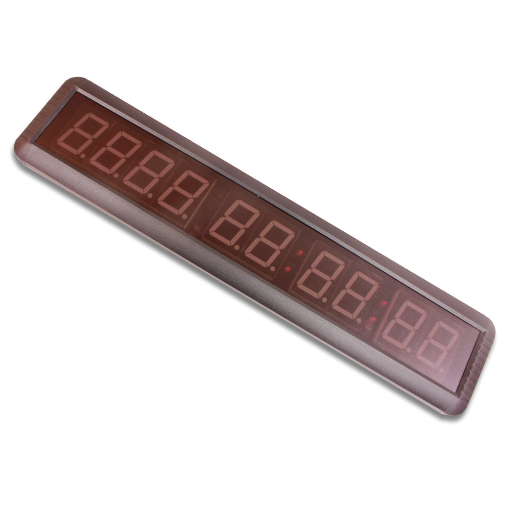 EU 1.8'' 10 digits LED Countdown Clock dddd hh:mm:ss Days Hours Minutes and Seconds
