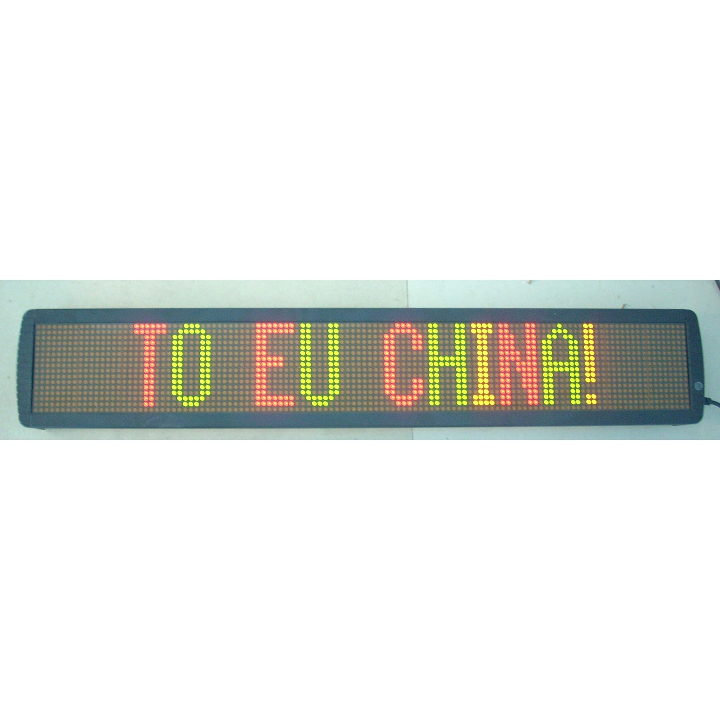 LED Sign 16x120 Display Board Pixel Indoor Scrolling RED+GREEN 2 Gray 11 Colors.