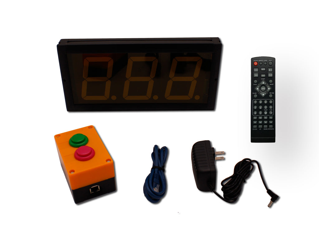 3 Digits 4 Inch Large Digital Led Electronic Countdown Counter With Buttons Box