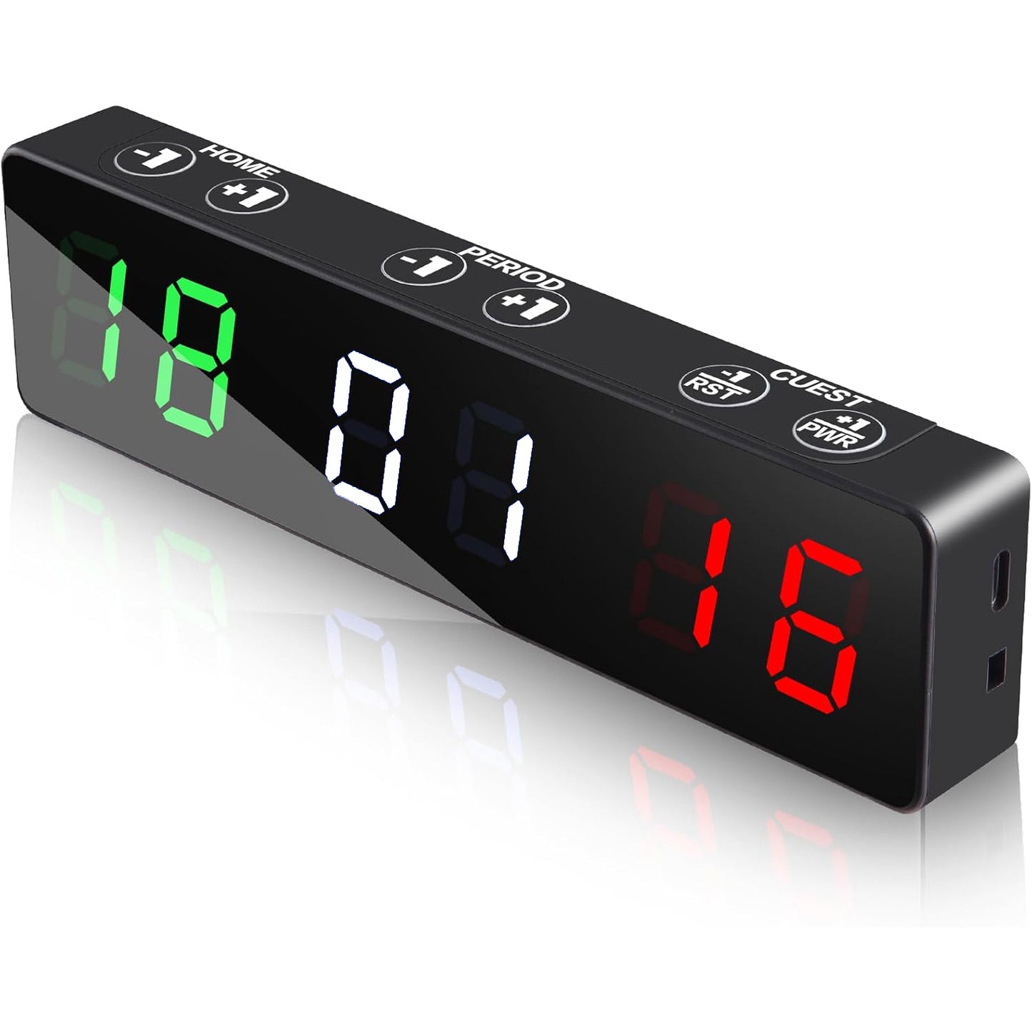 Mini Digital Scoreboard, Portable Magnetic Electronic Scoreboard Built in Rechargeable Battery for Indoor&Outdoor Games