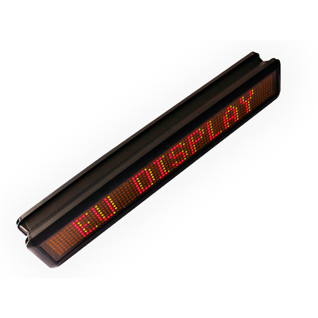 LED Sign Display 7x80 B2B Pixel 5.5"x26" Indoor Scrolling 11 Colors