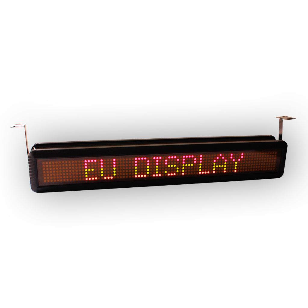 LED Sign Display 7x80 B2B Pixel 5.5"x26" Indoor Scrolling 11 Colors