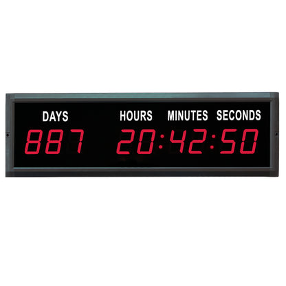 EU 1.8'' LED Countdown Clock Days Hours Minutes and Seconds