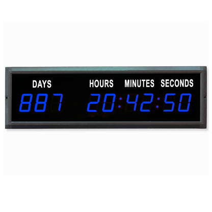 EU 1.8'' LED Countdown Clock Days Hours Minutes and Seconds