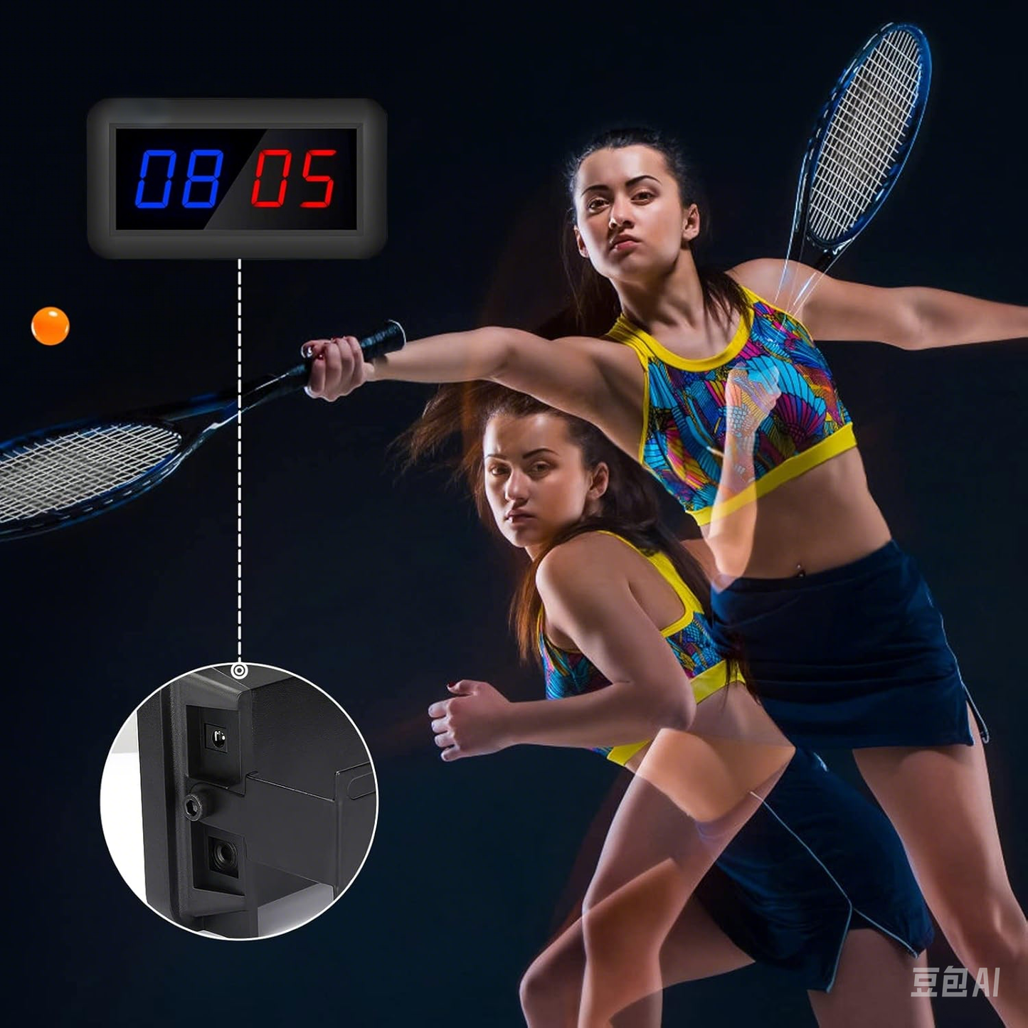 LED Digitaal Scorebord Draagbaar, Elektronisch Tafelblad Scorebord, met LED Digitaal Scorebord Draagbaar, Elektronisch Tafelblad Scorebord, met