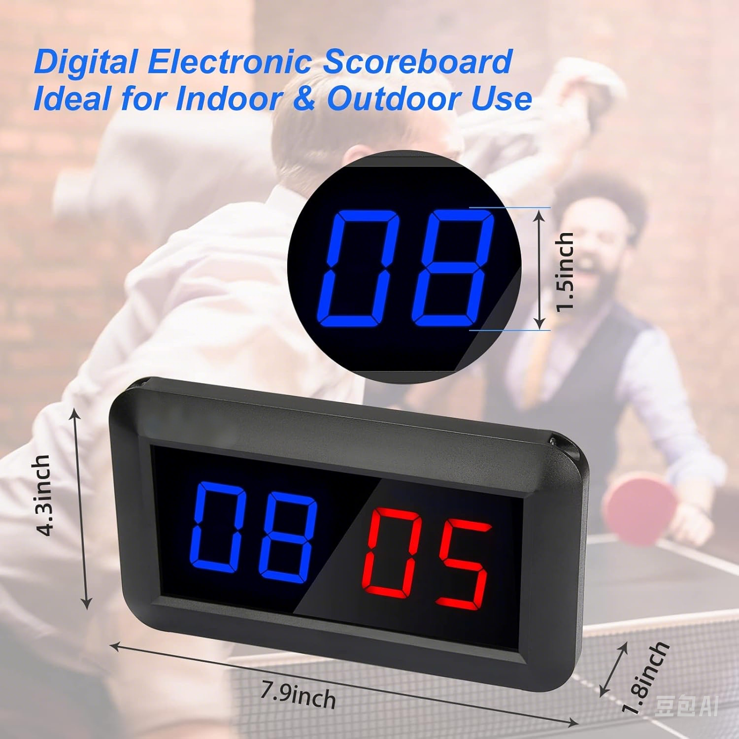 Aazon.co : LUCKY TIE 2025 Upgrade Electronic Scoreboard With Reote